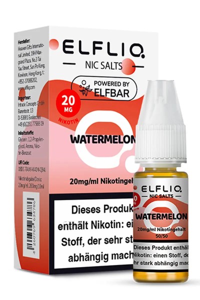 Elfbar ELFLIQ Watermelon Nikotinsalz Liquid 10ml