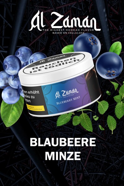 Al Zaman Tabakersatz Blueberry Mint 20g