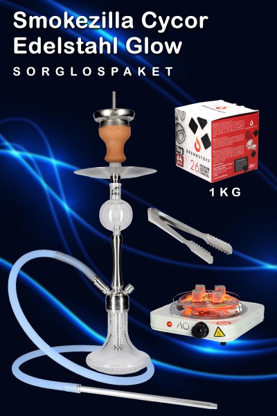 Smokezilla CYCOR Edelstahl Glow Sorglospaket