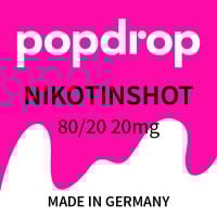 Popdrop 80-20 20mg Nikotinshot 10ml