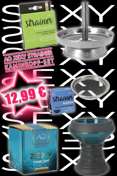 AO Zexy Strainer Steinkopf-Set