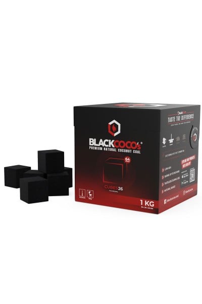 Black Cocos Kokoskohle Cubes 26 1kg