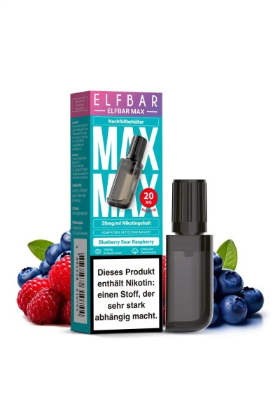 Elfbar Max Pod Blueberry Sour Raspberry 20mg