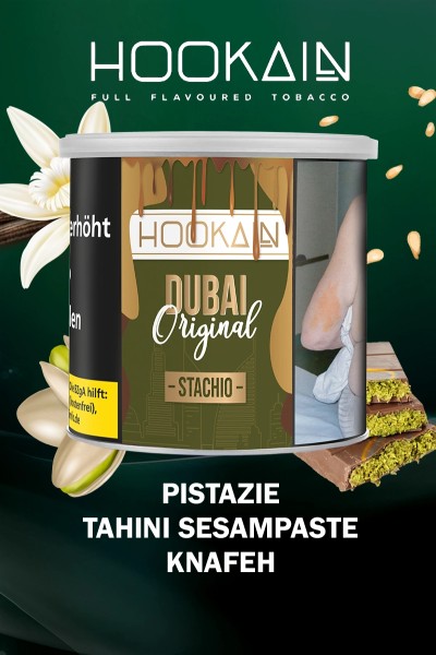 Hookain Tabak Dubai Stachio 200g