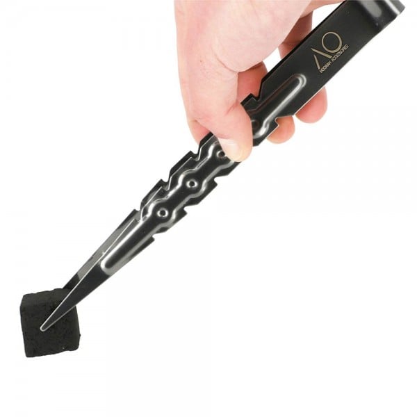 AO Kohlezange Edelstahl 22cm