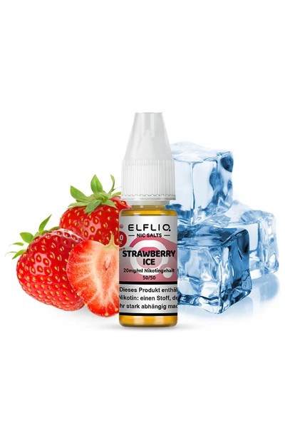 Elfbar ELFLIQ Strawberry Ice Nikotinsalz Liquid 10ml