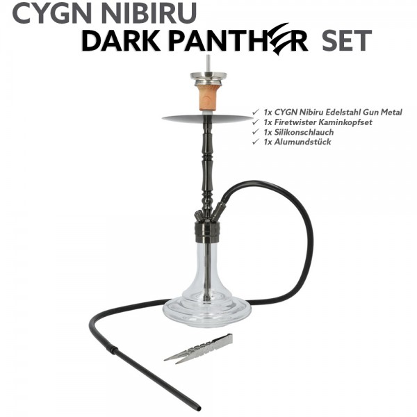 CYGN Nibiru Dark Panther Set Edelstahl Gun Metal