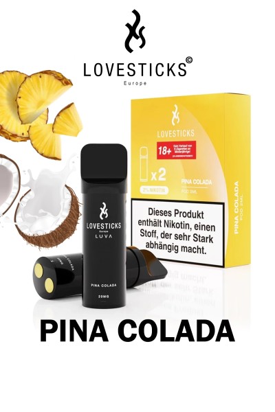 Lovesticks LUVA POD Duo Pack Pina Colada 20mg/ml