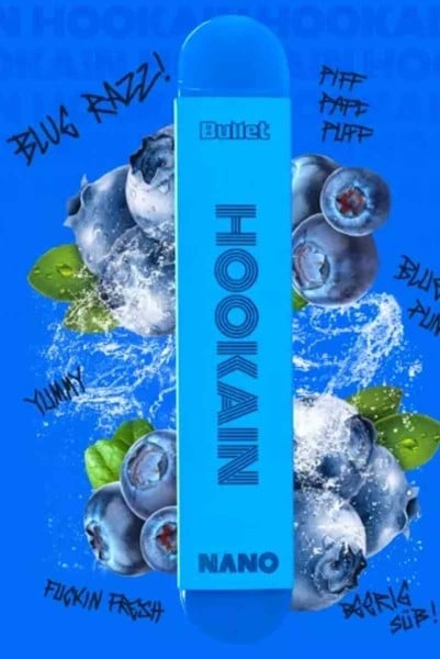 Hookain Nano X Einweg E-Shisha Blue Razz