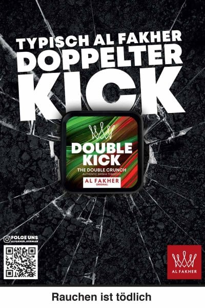Al Fakher Tabak Double Kick - The Double Crunch 200g