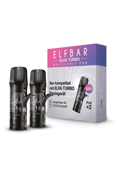 Elfbar ELFA TURBO Refillable Pod 0,8 Ohm