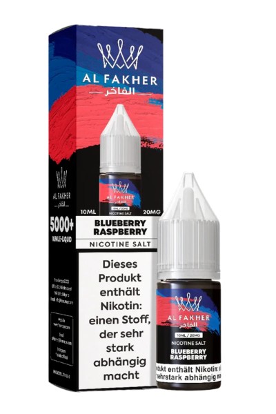 Al Fakher Nikotinsalz Liquid BLUEBERRY RASPBERRY 10ml