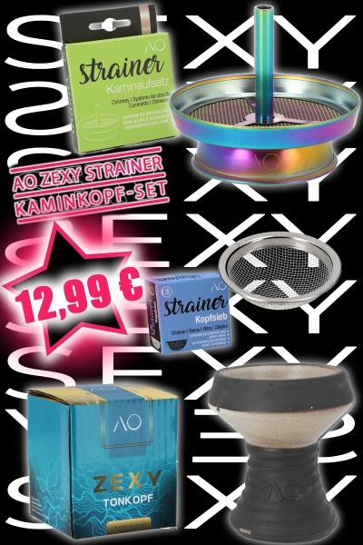 AO Zexy Strainer Steinkopf-Set