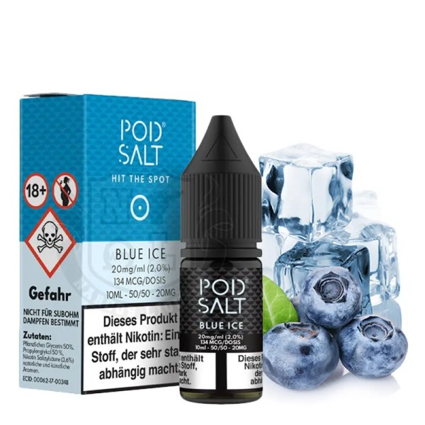 POD SALT Blue Ice Nikotinsalz Liquid 10 ml
