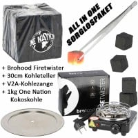 Brohood Firetwister 500W ALL IN ONE Kohleanzünder-Komplettset