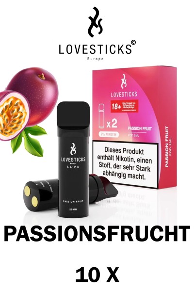 Lovesticks LUVA POD Duo Pack Passion Fruit 20mg/ml