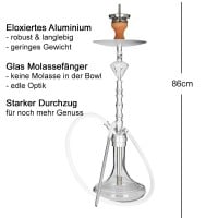 Smokezilla Minya Alu Silber
