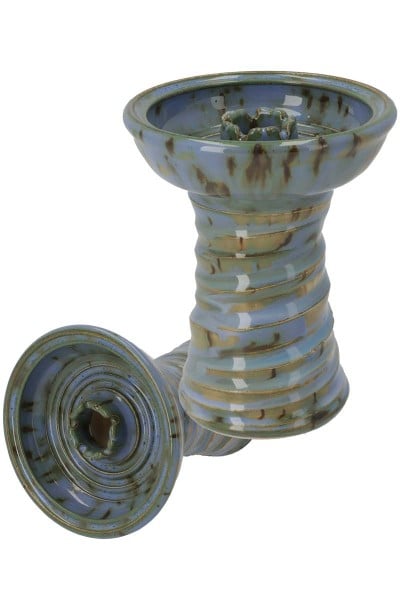 Stone Hookah Tabakkopf StoneFit Green Blue Spotted