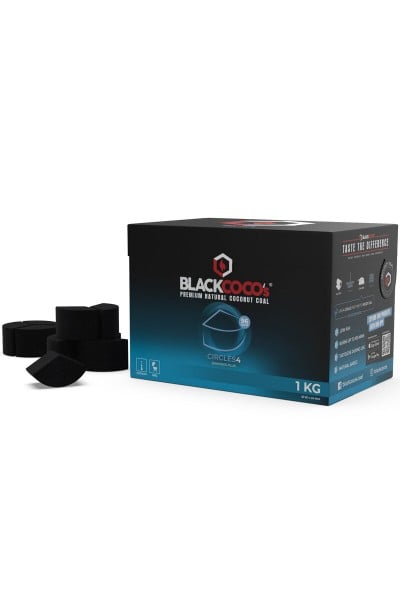 Black Cocos Kokoskohle CirclesS4 1kg