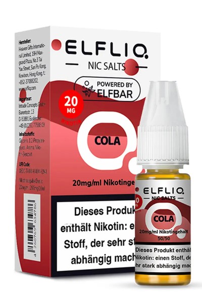 Elfbar ELFLIQ Cola Nikotinsalz Liquid 10ml