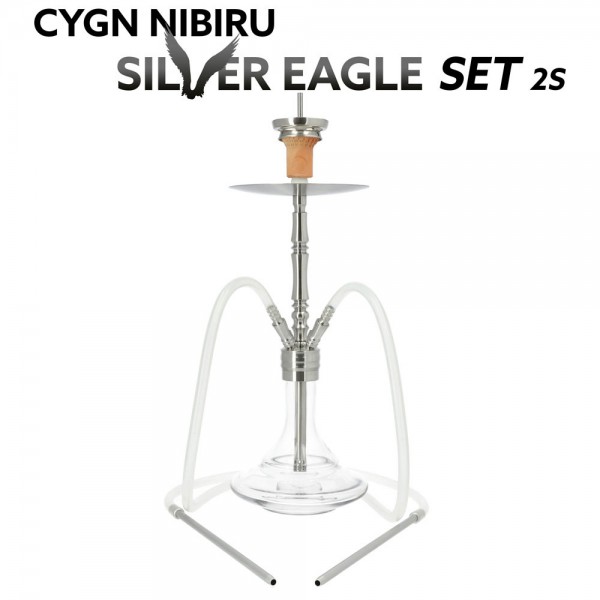 CYGN Nibiru Silver Eagle 2 Schlauch Edelstahl