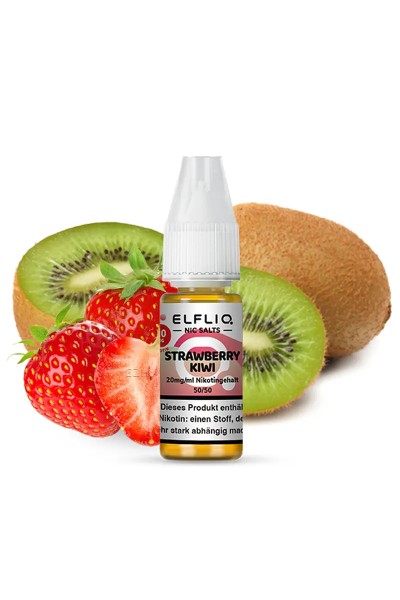 Elfbar ELFLIQ Strawberry Kiwi Nikotinsalz Liquid 10ml