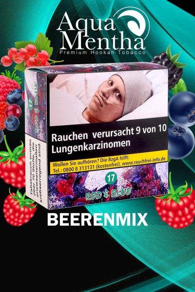 Aqua Mentha Tabak Red & Blue 200g