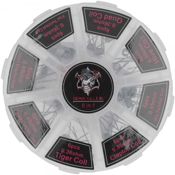 Demon Killer 8 In 1 Coil Pack 0.36 Ohm - 0.85 Ohm