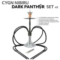 CYGN Nibiru Dark Panther 4 Schlauch Edelstahl Gun Metal