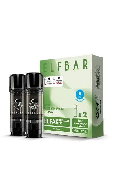 Elfbar Elfa Pods Kiwi Passion Fruit Guava (2 Stück)