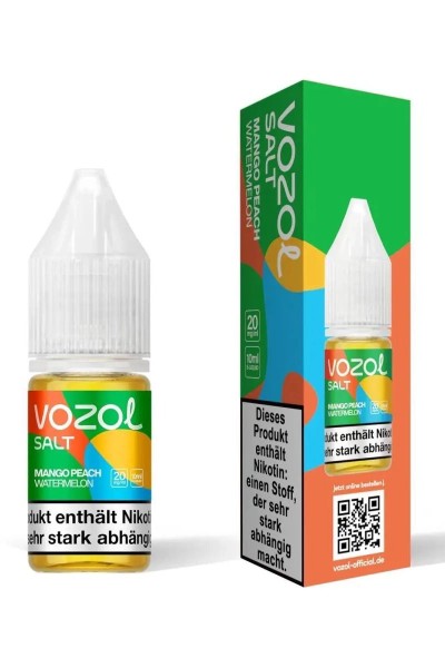 Vozol Nikotinsalz Liquid MANGO PEACH WATERMELON 10ml