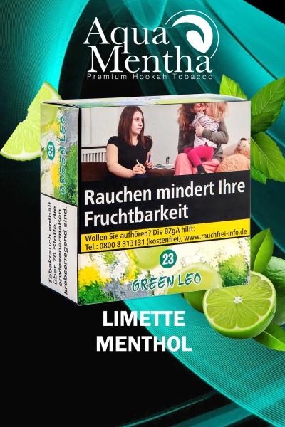 Aqua Mentha Tabak Green Leo 200g
