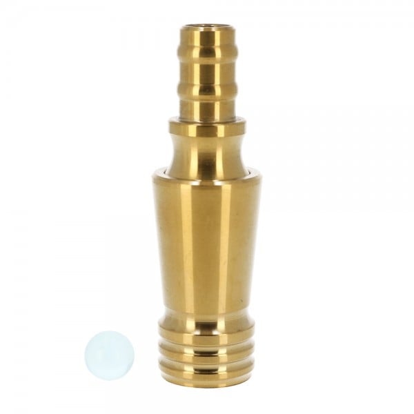 Smokezilla Schlauchadapter Set Edelstahl Gold 18/8