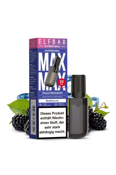 Elfbar Max Pod Blackberry Ice 20mg