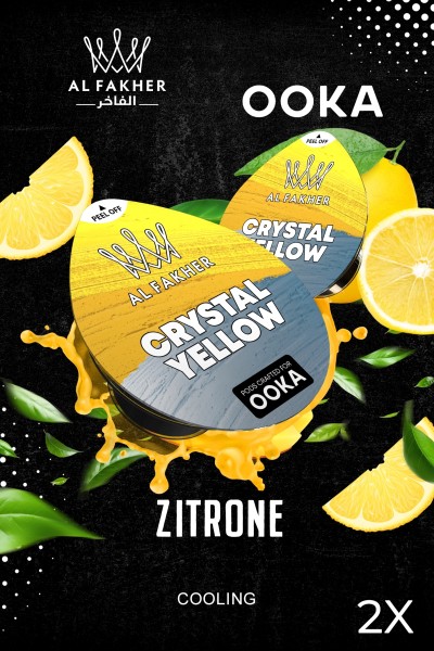 Al Fakher OOKA Pod Tabak Crystal Yellow 20g 2er-Pack