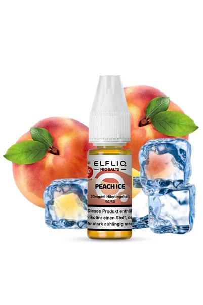 Elfbar ELFLIQ Peach Ice Nikotinsalz Liquid 10ml