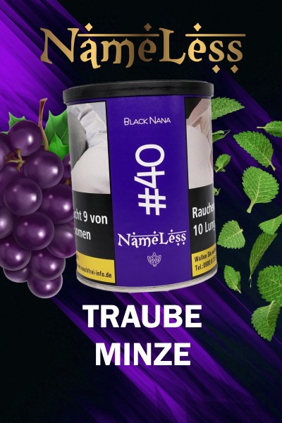 Nameless Tabak #40 Black Nana