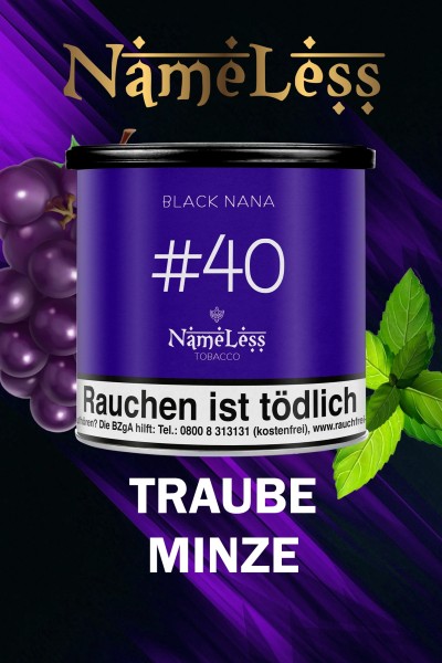 Nameless Tabak Base #40 Black Nana 65g