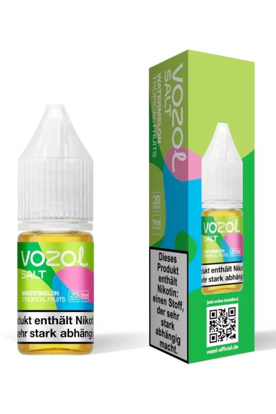 Vozol Nikotinsalz Liquid WATERMELON TROPICAL FRUITS 10ml