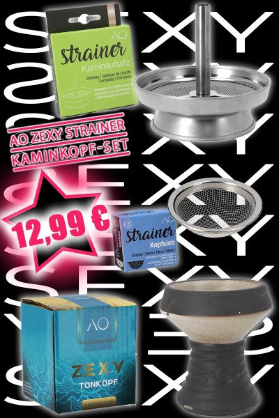 AO Zexy Strainer Steinkopf-Set