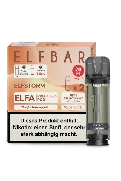 Elfbar Elfa Pods Elfstorm 20mg (2 Stück)