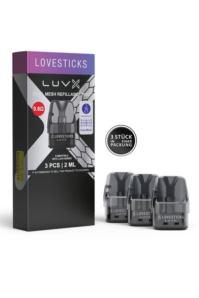 Lovesticks LUVX Ersatz-Pods 3 Stück