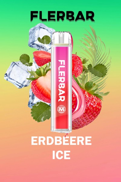 Flerbar 600 E-Shisha Strawberry Ice 20mg/ml