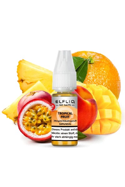 Elfbar ELFLIQ Tropical Fruit Nikotinsalz Liquid 10ml