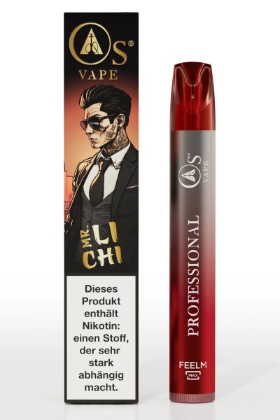 OS Vape Einweg E-Shisha Mr. Li Chi - 20mg
