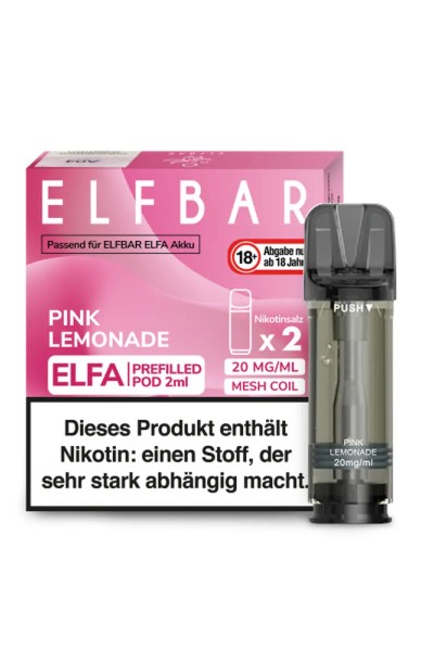 Elfbar Elfa Pods Pink Lemonade 20mg (2 Stück)