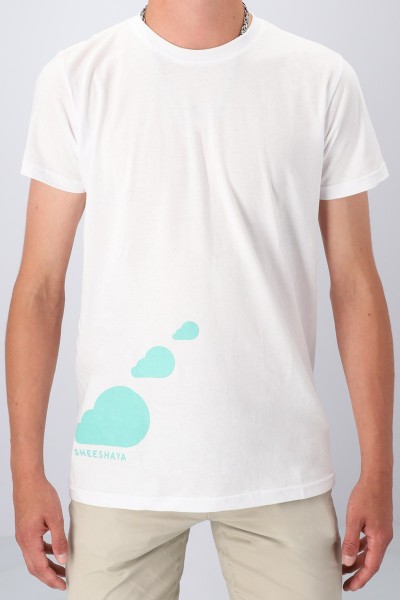Sheeshaya T-Shirt Wolke Weiss
