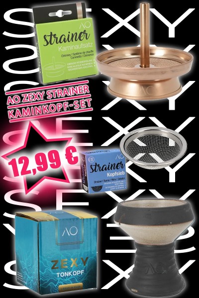 AO Zexy Strainer Steinkopf-Set