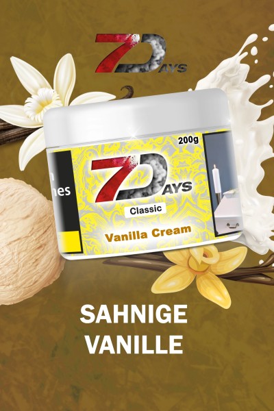 7Days Tabak Classic Vanilla Cream 200g