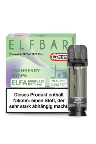 Elfbar Elfa Pods Cranberry Grape 20mg (2 Stück)
